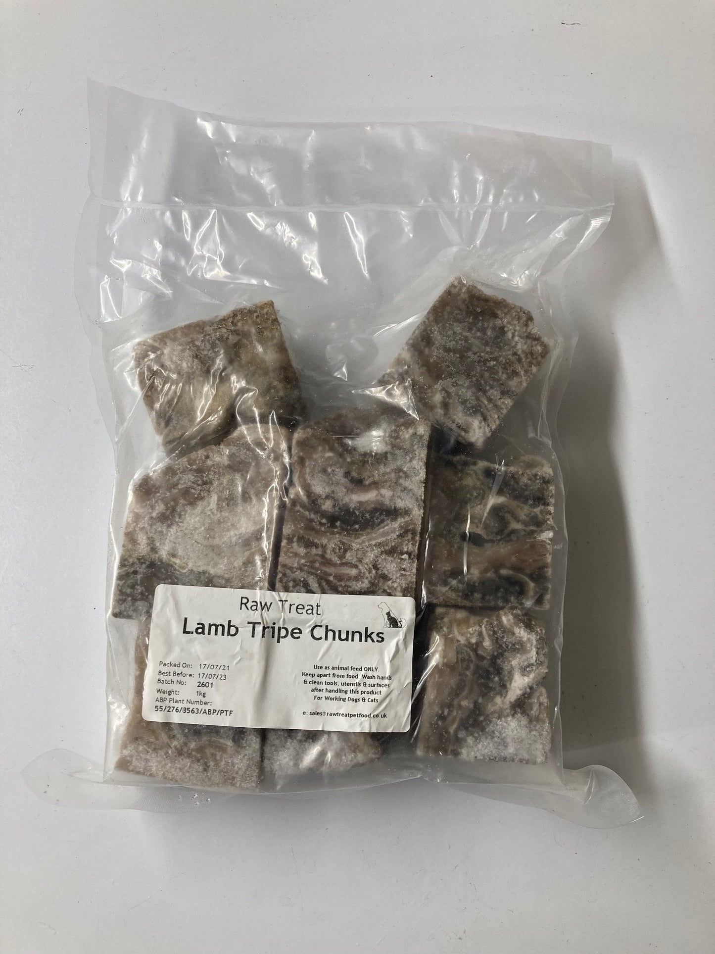 RT - Lamb Tripe Chunks (1kg)