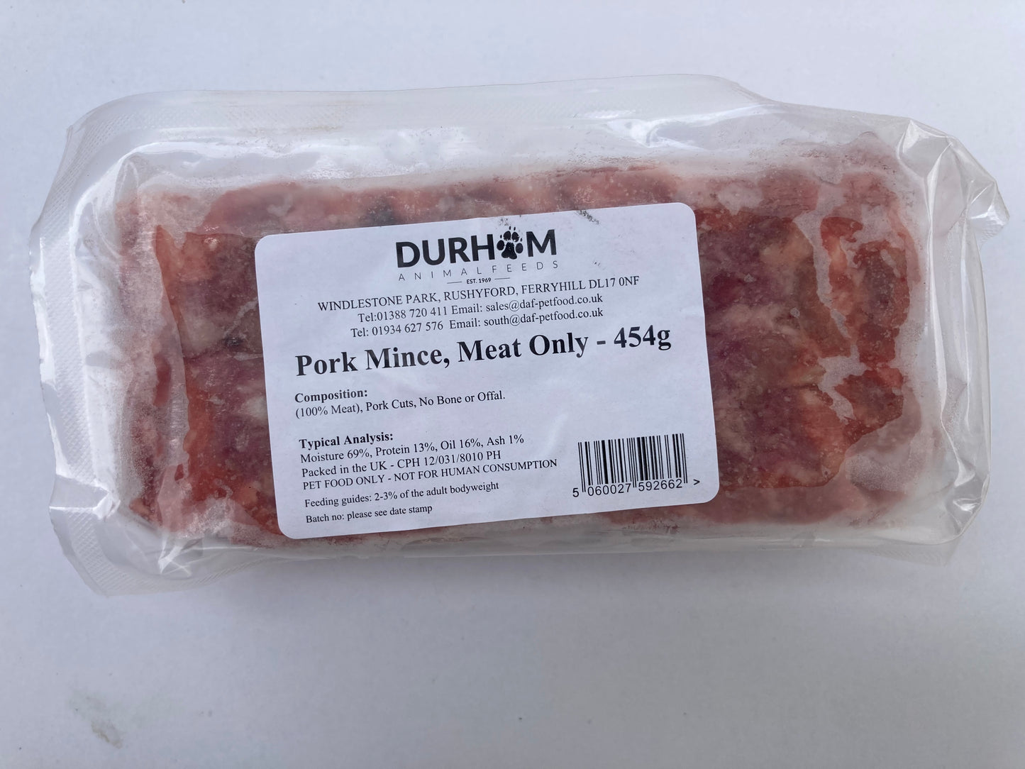 DA - Pork Mince (Meat only)