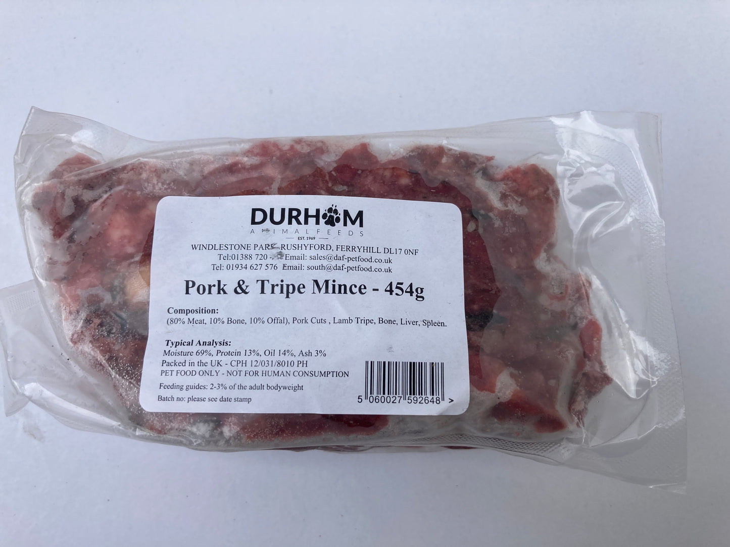 DA - Pork & Tripe Mince 80/10/10
